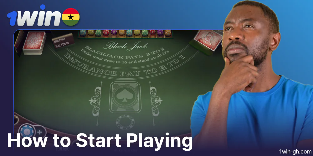 Guide on playing live casino games on 1win for players from Ghana